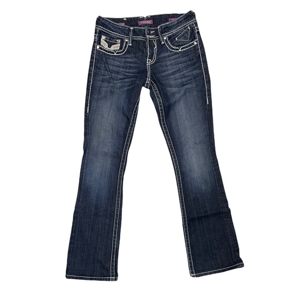 Vigoss Denim - Women’s Vigoss Premium Denim Embellished Jeans - Size 5 (29"x31")